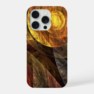 Sonnenblumen Modernes Abstraktes Kunstmuster iPhone 15 Pro Hülle