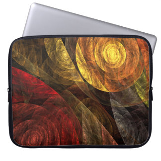 Sonnenblumen Modernes Abstraktes Kunstmuster Laptopschutzhülle
