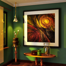 Sonnenblumen Modernes Abstraktes Kunstmuster