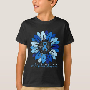 Sonnenblumen-Monat des Bewusstseins für Darmkrebs T-Shirt