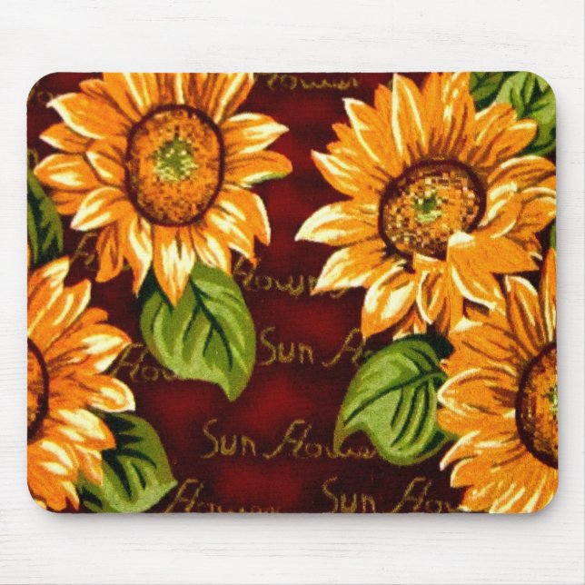 Sonnenblumen Mousepad (Vorne)
