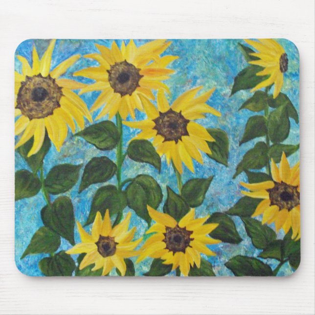 Sonnenblumen Mousepad (Vorne)