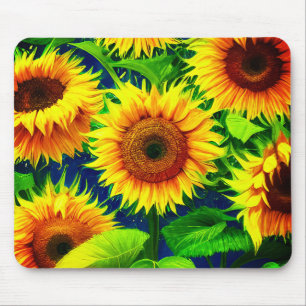 Sonnenblumen Mousepad