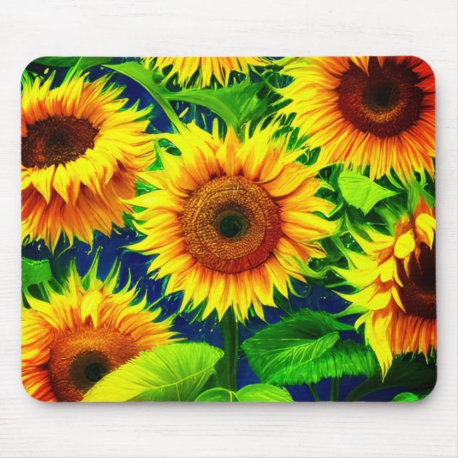 Sonnenblumen Mousepad (Vorne)