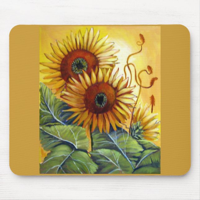 Sonnenblumen Mousepad (Vorne)