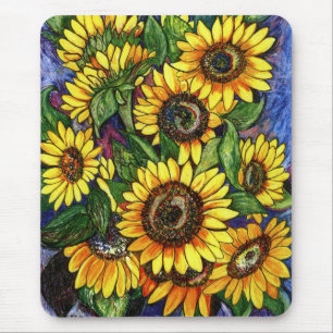 Sonnenblumen Mousepad