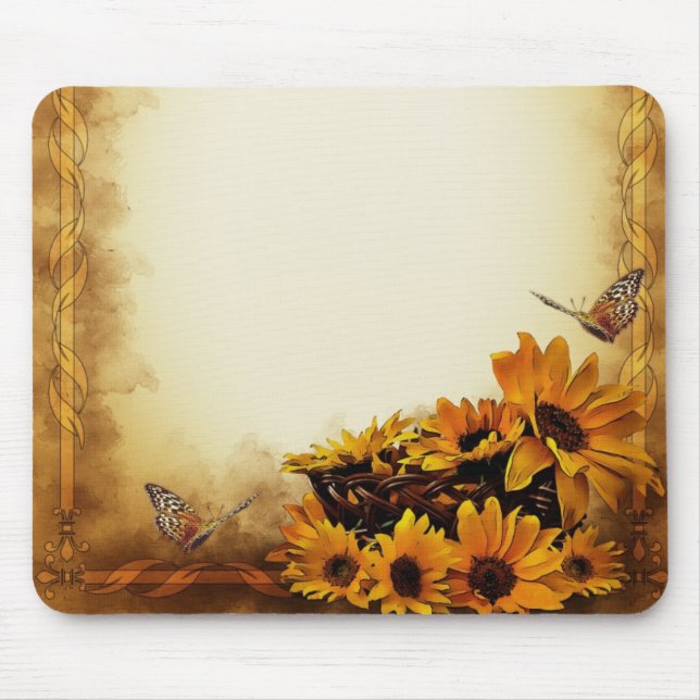 Sonnenblumen Mousepad (Vorne)