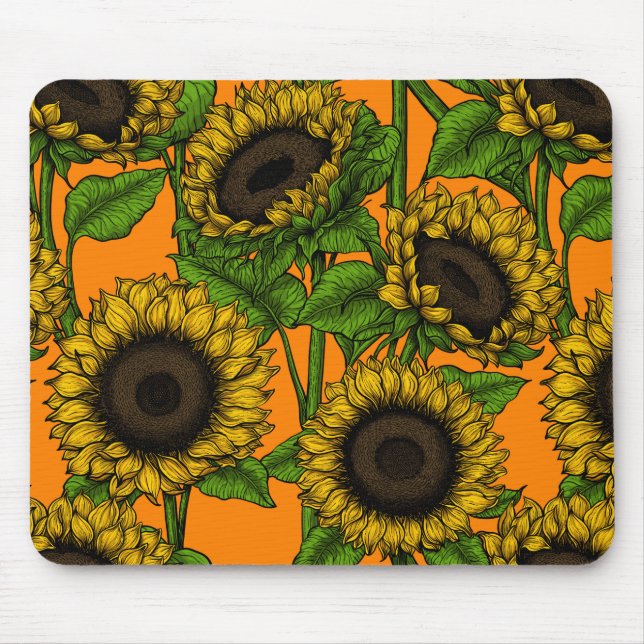 Sonnenblumen Mousepad (Vorne)