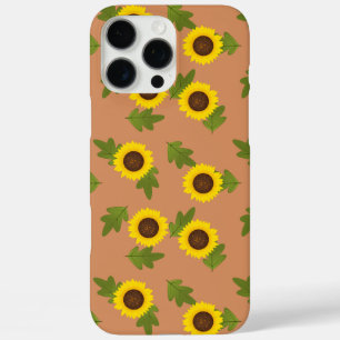 Sonnenblumen-Musterdesign – Hübsche Blumenästhetik iPhone 16 Pro Max Hülle