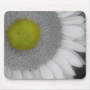 Sonnenblumen Nah aufwärts Schwarz-Weiß-Mousepad Mousepad