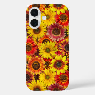 Sonnenblumen Nahtloses Muster iPhone 16 Hülle