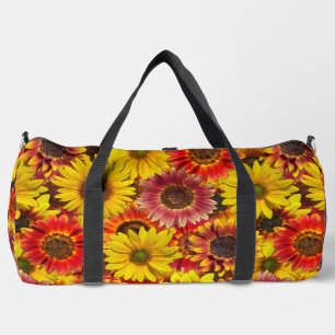 Sonnenblumen Nahtloses Muster Duffle Bag