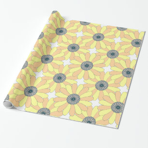 Sonnenblumen nahtloses Muster Geschenkpapier