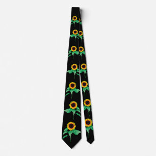 Sonnenblumen Neck Tie - Custom Colors Krawatte
