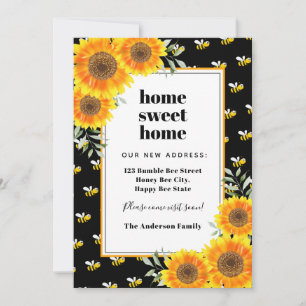 Sonnenblumen neue Zuhause Ankündigung