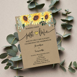 Sonnenblumen Nichts Extravagant nur Liebe Einladun Save The Date