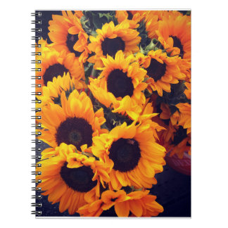 Sonnenblumen-Notebook Notizblock