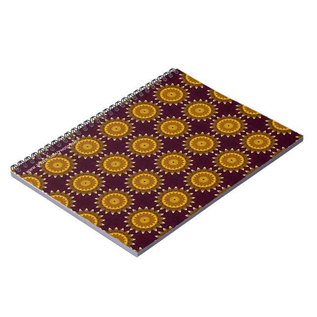Sonnenblumen-Notebook Notizblock (Linke Seite)