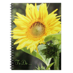 Sonnenblumen-Notebook Notizblock