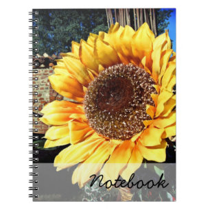 Sonnenblumen-Notebook Notizblock