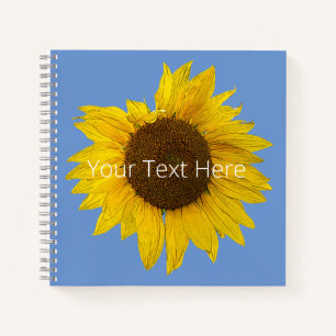 Sonnenblumen-Notebook Notizbuch