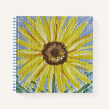 Sonnenblumen-Notebook
