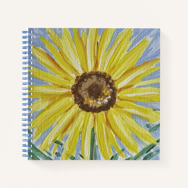 Sonnenblumen-Notebook Notizbuch (Vorderseite)