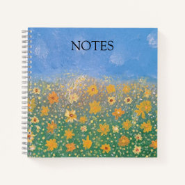 Sonnenblumen-Notebook Notizbuch