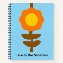 Sonnenblumen-Notizbuch Notizbuch