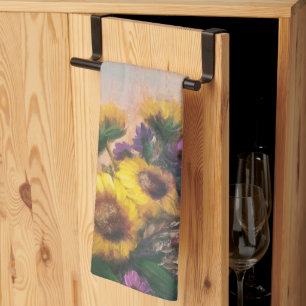 Sonnenblumen Original Geschirrtuch