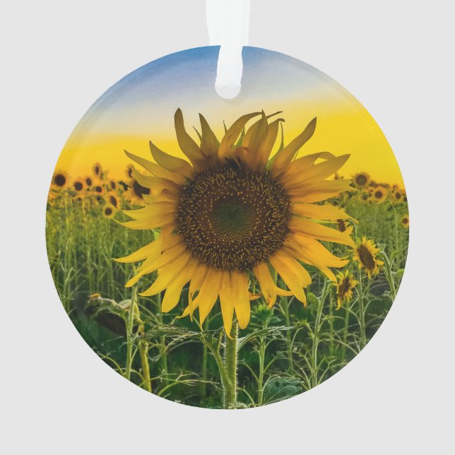 Sonnenblumen Ornament (Rückseite)