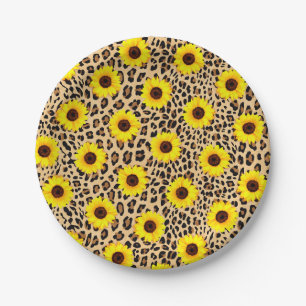 Sonnenblumen-Papierteller  Pappteller