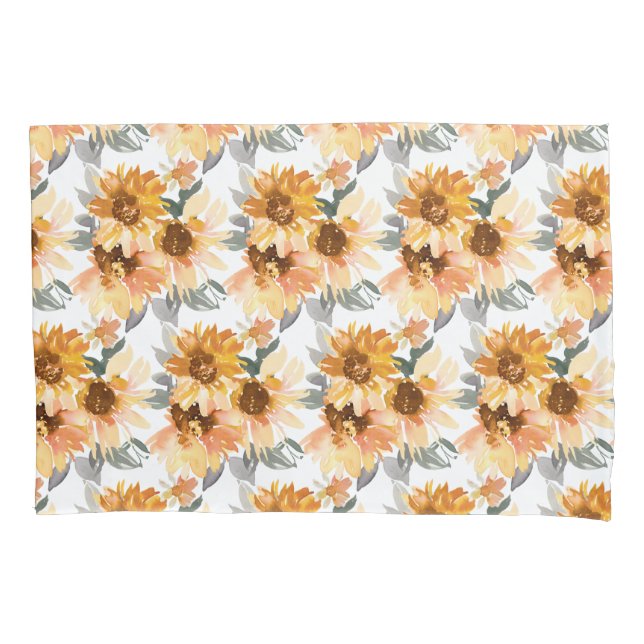 Sonnenblumen Pillowcase Kissenbezug (Vorderseite)