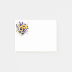 Sonnenblumen Post-it Klebezettel