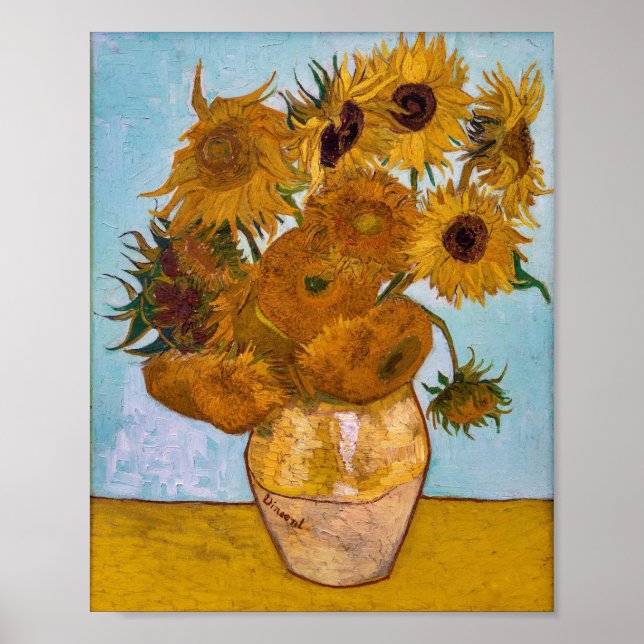 Sonnenblumen  poster (Vorne)