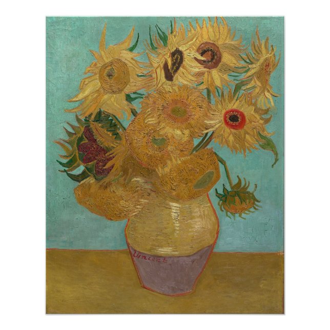Sonnenblumen Poster (Vorderseite)