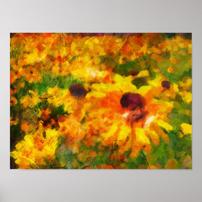 Sonnenblumen Poster (Vorne)