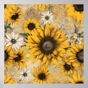 Sonnenblumen Poster