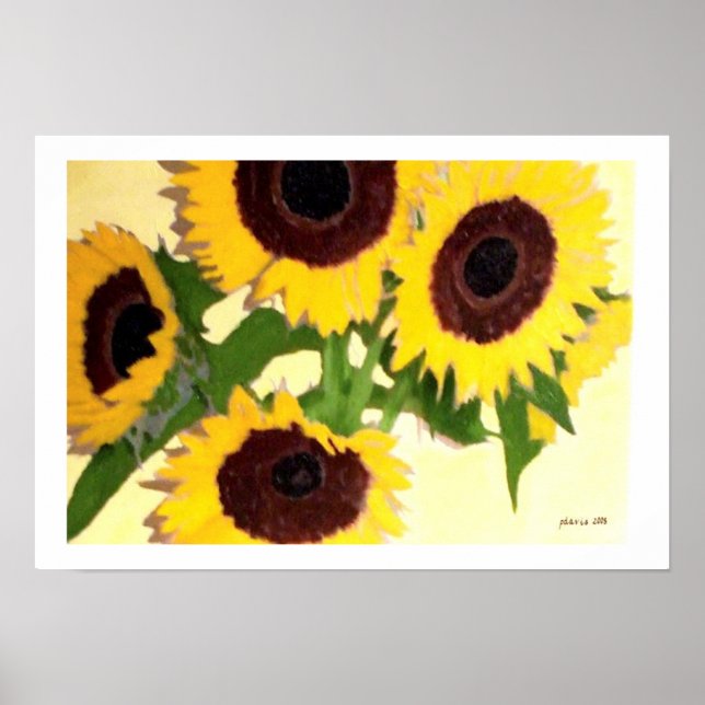 SONNENBLUMEN POSTER (Vorne)