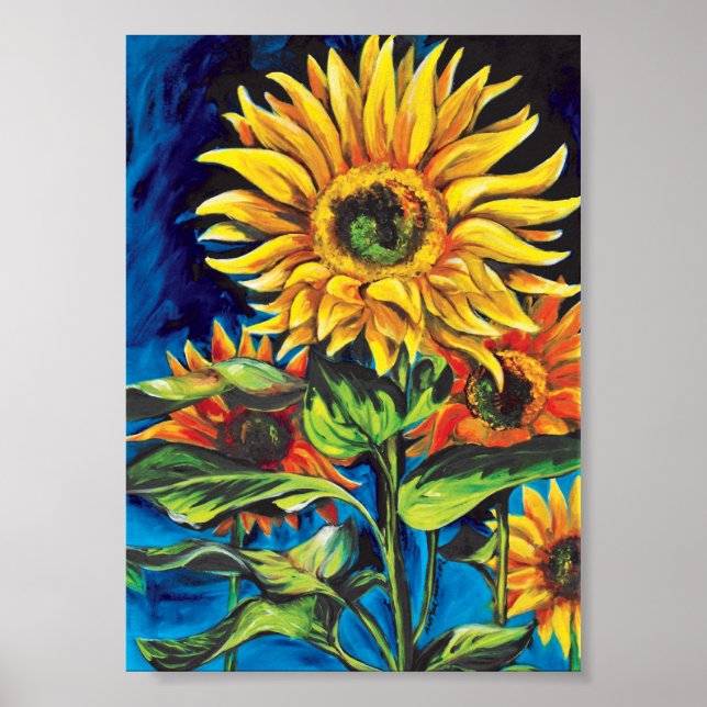 Sonnenblumen Posters Prints Poster (Vorne)