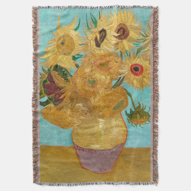 Sonnenblumen, Postimpressionistische Stilleben-Mal Decke (Vorderseite Vertikal)