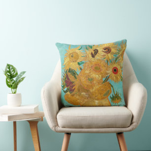Sonnenblumen, Postimpressionistische Stilleben-Mal Kissen