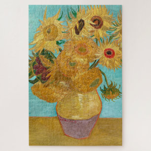 Sonnenblumen, Postimpressionistische Stilleben-Mal Puzzle