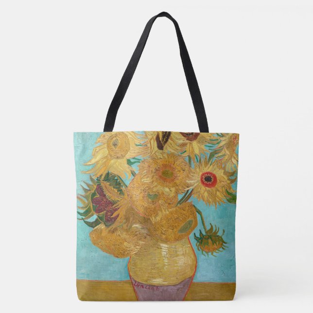 Sonnenblumen, postimpressionistisches Stillleben-G (Vorderseite)