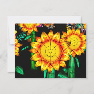 Sonnenblumen Postkarte