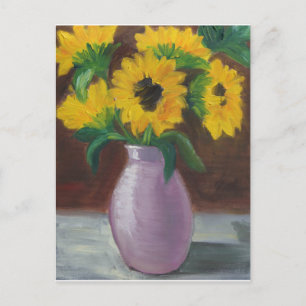 Sonnenblumen Postkarte