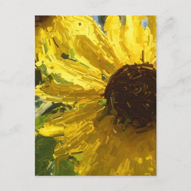 Sonnenblumen Postkarte (Vorderseite)