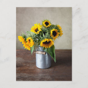 Sonnenblumen Postkarte