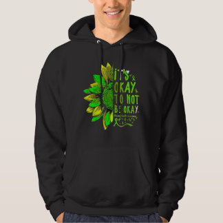 Sonnenblumen Psychische Gesundheit Bewusstsein ist Hoodie
