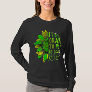 Sonnenblumen Psychische Gesundheit Bewusstsein ist T-Shirt